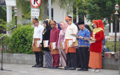Kepala Kemenag Empat Lawang Hadiri Upacara Hari Pahlawan 2025