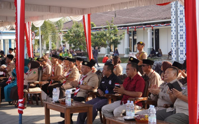 Kasubbag TU Kemenag Empat Lawang Hadiri Apel Peringatan HUT Pramuka ke-63