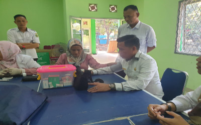 Deteksi Dini Faktor Risiko PTM oleh UPTD Puskesmas Tebing Tinggi